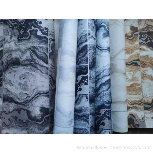 53cm PVC Wallpaper Vinyl Wallpaper Thickness Wallcovering